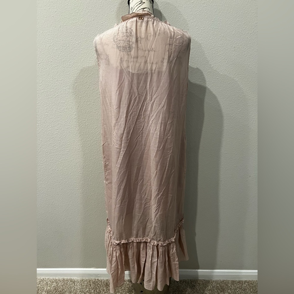 BIRD AND KNOLL RUFFLE HEM DRESS Size Small - Picture 3 of 8